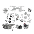 472-500 Cadillac Style Track Serpentine System
