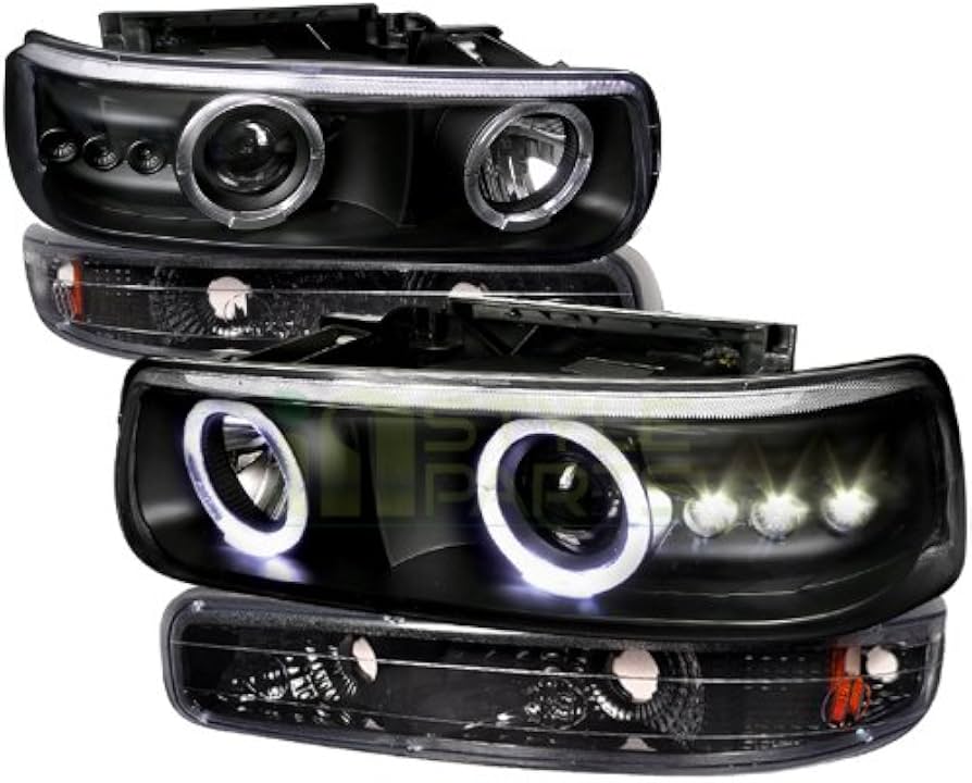 COMBO PROJECTOR HEADLIGHT BLACK HOU