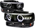 COMBO PROJECTOR HEADLIGHT BLACK HOU