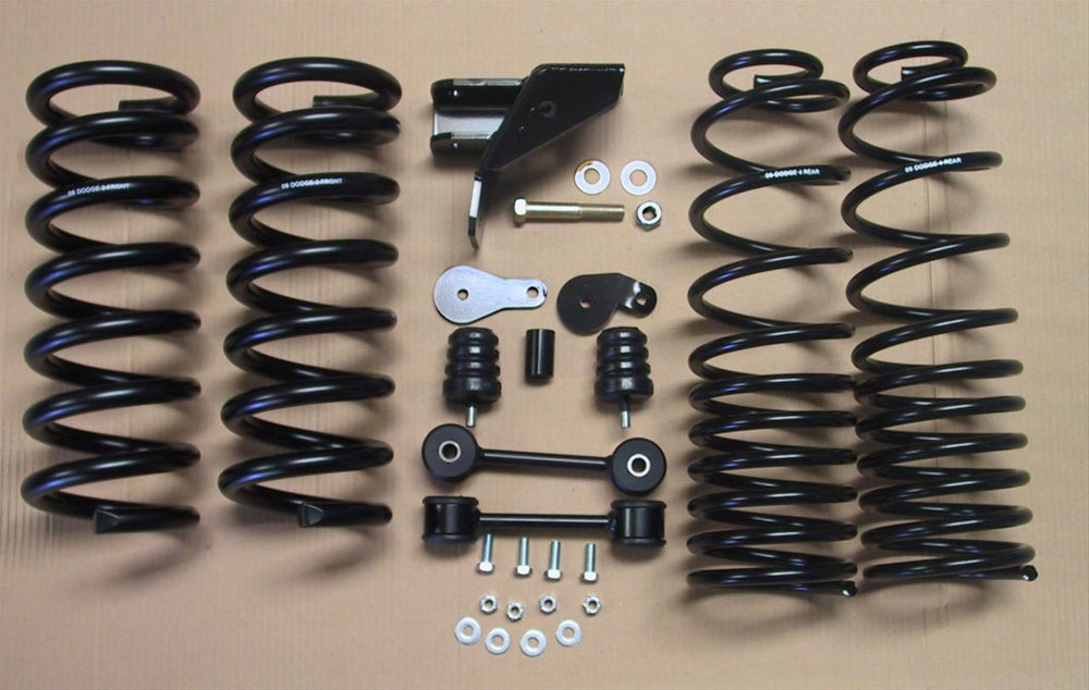 ~(55 lbs. 22X16X9)~ 09-12 Dodge Ram 1500 2/4 in Econ Single Cab (front AND rear coils sway bar end links track bar reloc bump stops)Use stock shocks