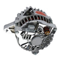 ALT FORD 6G CHROME 140A 6 GRV PULLEY LARGE FRAME V MTG LISIGAS REG