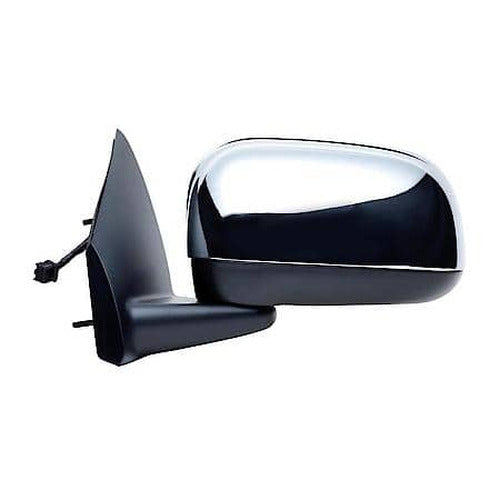0709 CHRYSLER ASPEN LH HEATED POWER OE MIRROR BLACK W/ CHROME COVER