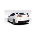 2008-2017 Mitsubishi Lancer Duraflex Evo X Look Rear Bumper Cover - 1 Piece