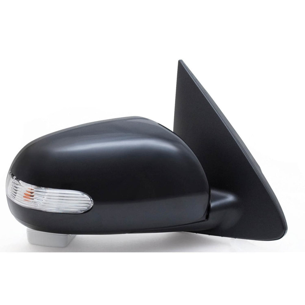 1012 KIA FORTE SEDAN RH HEATED POWER FOLDAWAY OE MIRROR BLACK PTM COVER W/TURN