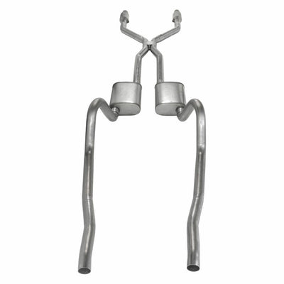 ~(60 lbs. 60X14X14)~ 1975-76 MOPAR A-Body 2.5IN Crossmember Back w/ Hpipe Exhaust System SP