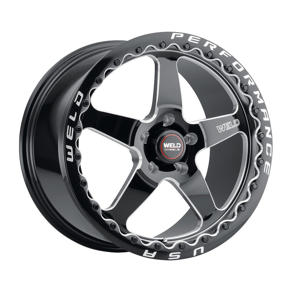 Weld S904 17X10 Ventura Drag Beadlock 5X114,3 ET25 BS6.48 Gloss Black MIL DIA 78.1