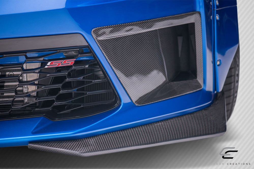 2016-2018 Chevrolet Camaro Carbon Creations DriTech Grid Front Splitters - 2 Piece