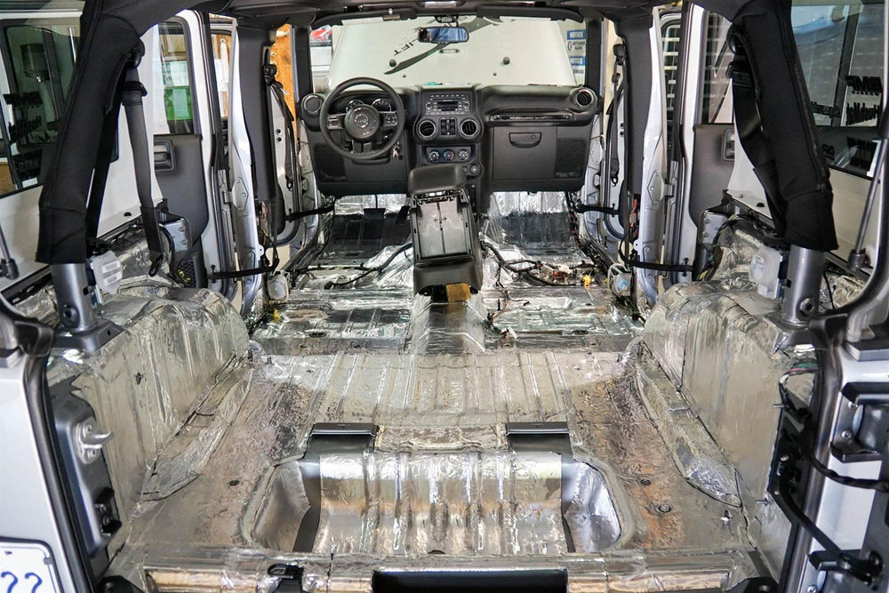1722 CRV UNIVERSAL TRUNK INSULATION KIT POLYMER BLACK BACKING SILVER