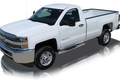 07C SILV/SIERRA 1500/0419 GM 2500/3500 STD CAB(ROCKER MNT)4IN OE STYLE SS OVAL TUBES(CURVED ENDS)