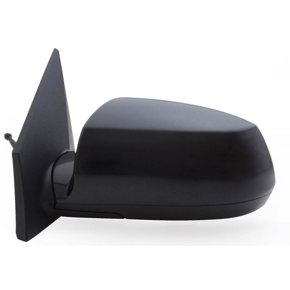 0609 KIA RIO 5/SEDAN LH MANUAL REMOTE FOLDAWAY OE MIRROR BLACK PTM COVER CHROM