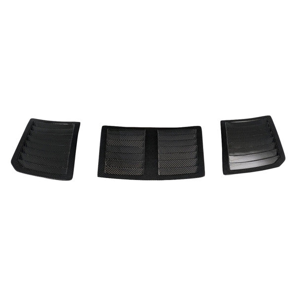2003-2006 Nissan 350Z Z33 Carbon Creations GT1 Hood Vents - 3 Piece