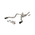 21C F150 2.7/3.5/5.0L FLOWFX CATBACK EXHAUST DUAL/REAR 4.5IN TIP 3IN TUBING 409SS