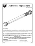 TeraFlex 2007-11 JK 2dr: High-Angle Rzeppa CV Driveshaft - Rear (3-6 Lift)-4607302