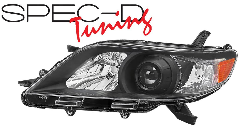 OE HALOGEN WITHOUT LED LEFT DRIVER SIDE HEADLIGHT CHROME HOUSING CLEAR LENS - H11 LOW BEAM 9005 HIGH BEAM 3457NA SIDE MARKER SIGNAL BULBS NOT INCLUDED