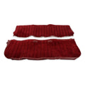 8187 C/K SEAT UPHOLSTERY KIT FULL PLEAT CLOTH/VINYL MAROON/BURGUNDY