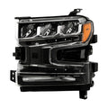 1519 SILVERADO FULL LED DRL AND HIGH/LOW BEAM W/HALOGEN SIGNAL BULB HEADLIGHT