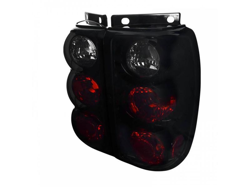 EURO TAIL LIGHTS GLOSSY BLACK HOUSI