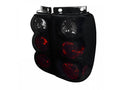 EURO TAIL LIGHTS GLOSSY BLACK HOUSI