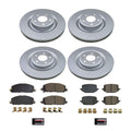 Power Stop 20-22 Lincoln Aviator Front & Rear Z17 Coated Brake Kit