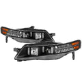 xTune 04-08 Acura TL (Xenon/HID Models) Projector Headlights LT DRL - Black (PRO-JH-ATL04-DRL-BK)