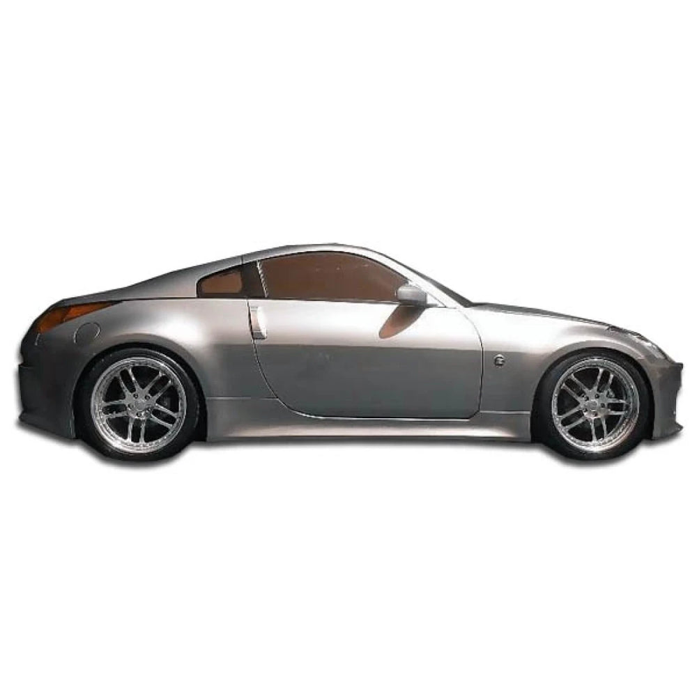2003-2008 Nissan 350Z Z33 Duraflex V-Speed Side Skirts Rocker Panels - 2 Piece