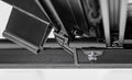 LOMAX FOLDING HARD COVER 19-ON Ram 1500 5 ft 7 in. (w/o Multifunction Tailgate) Carbon Fiber Single Rail