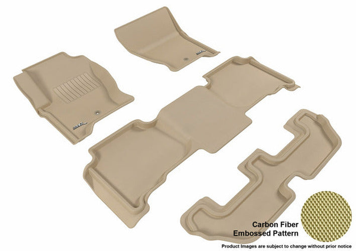 3D KAGU FLOOR MAT 3 ROW SET TAN