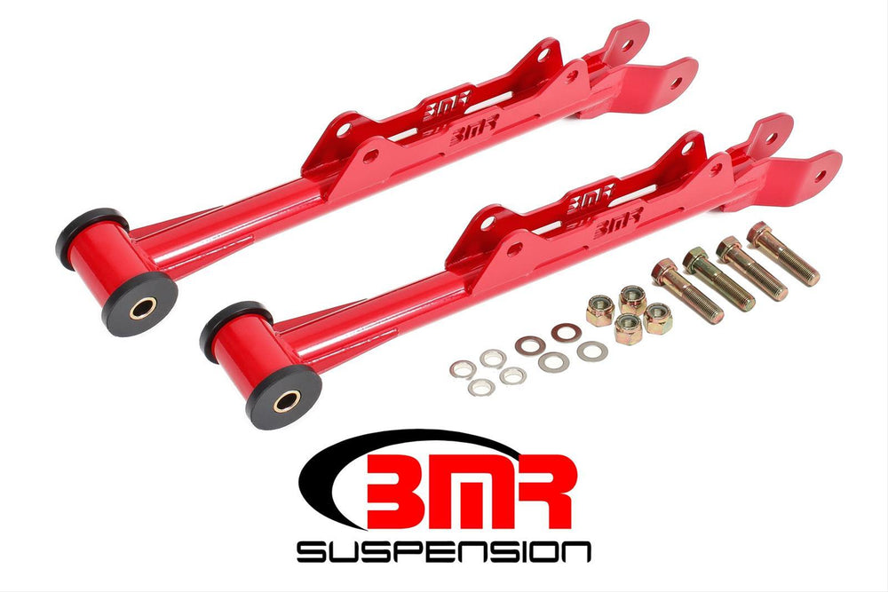 BMR 82-02 3rd Gen F-Body Double Adj. Chrome Moly Lower Control Arms w/ Rod Ends - Red
