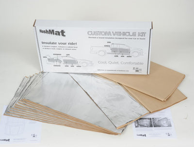COMPLETE SEDAN INSULATION KIT POLYMER BLACK BACKING SILVER