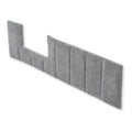 8187 C/K FOAMBACK DOOR PANEL INSERTS CLOTH CHARCOAL