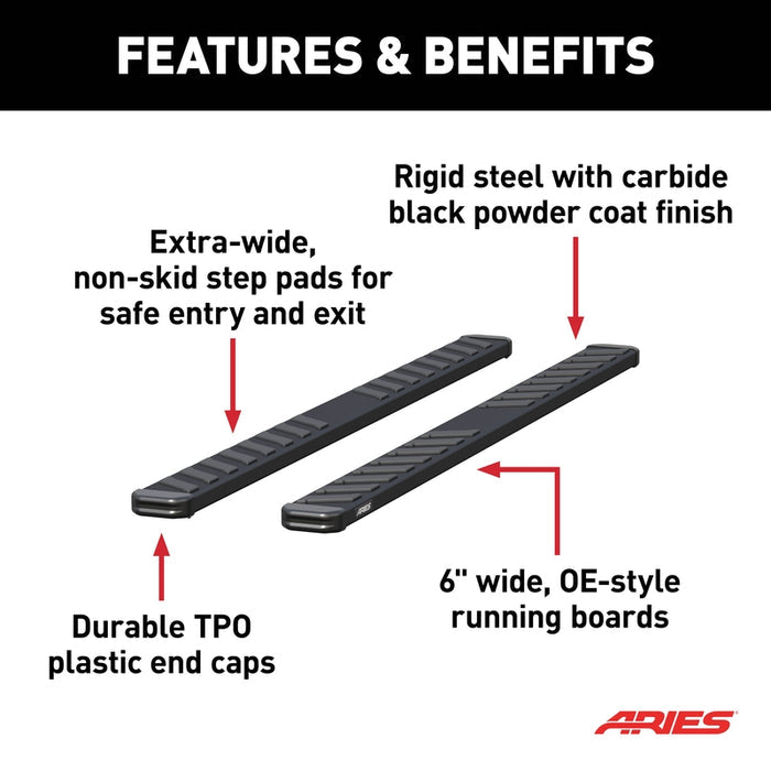 6" RUNNING BOARDS