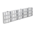 7779 CHEVY C/K SERIES P/U GRILLE W/O BOWTIE SILVER