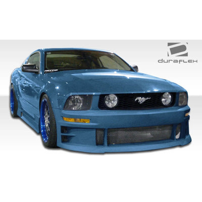 2005-2009 Ford Mustang Duraflex Circuit Body Kit - 4 Piece - Includes Circuit Front Bumper Cover (106135) GT Concept Side Skirts Rocker Panels (103636) Circuit Rear Bumper Cover (106137)
