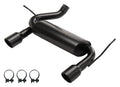 JK DUAL EXIT AXLE BACK 0718 WRANGLER JK POL TIPS 4 INCH PYPES