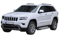 1122 GRAND CHEROKEE (EXCEPT TRACKHAWK/NEW GRAND CHEROKEE L) RUNNING BOARDS RALSILVER SIDE STEPS