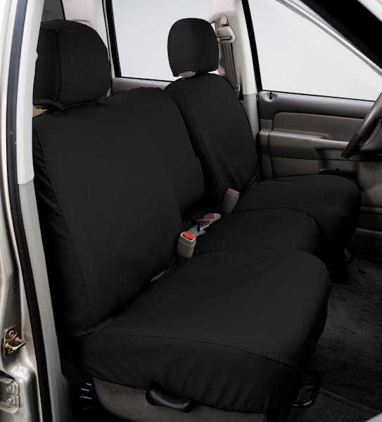 CUSTOM SEAT SAVER SECOND ROW POLYCOTTON CHARCOAL