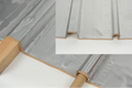 COMPLETE DOOR INSULATION KIT POLYMER BLACK BACKING SILVER