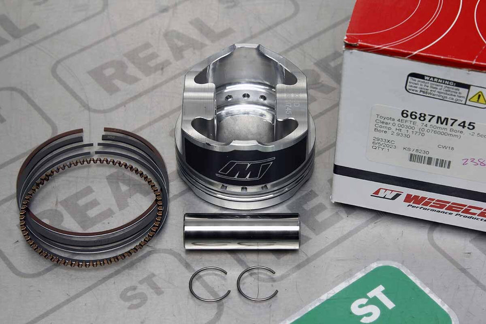 TOYOTA 4EFTE, 74.50MM BORE, -2.5CC