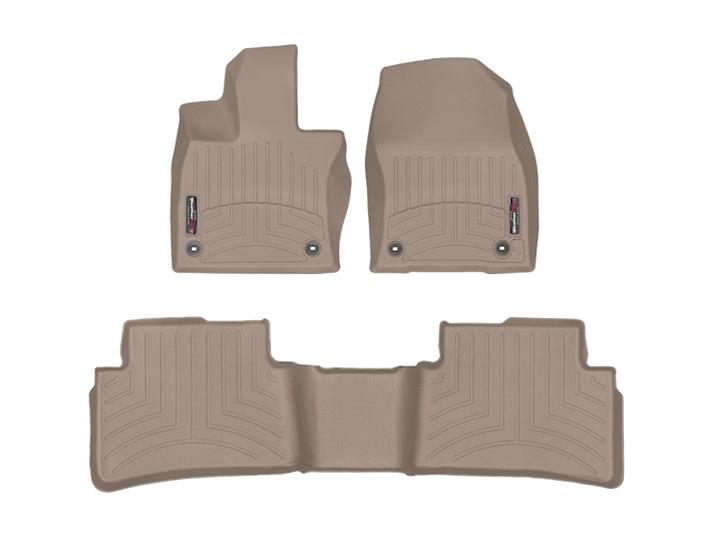 WeatherTech Tan Front and Rear Floorliners Fits -20-25 Lexus 451517-1-2