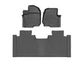 WeatherTech 15 Ford F-150 (Supercrew and Supercab) Front FloorLiners and Rear 3D Floor Mats - Black