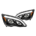 PROJECTOR HEADLIGHT MATTE BLACK