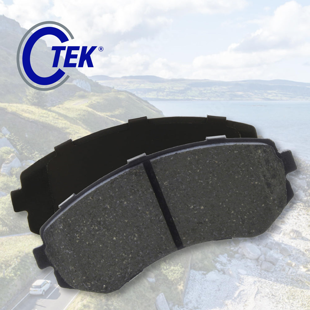 C-Tek 08-12 Jeep Wrangler/Liberty / 09-12 Dodge Journey Standard Metallic Fr Brake Pads