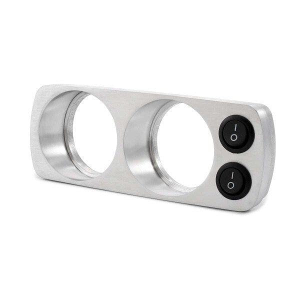 2G OH GAUGE MOUNT BRUSHED W/ SWITCH