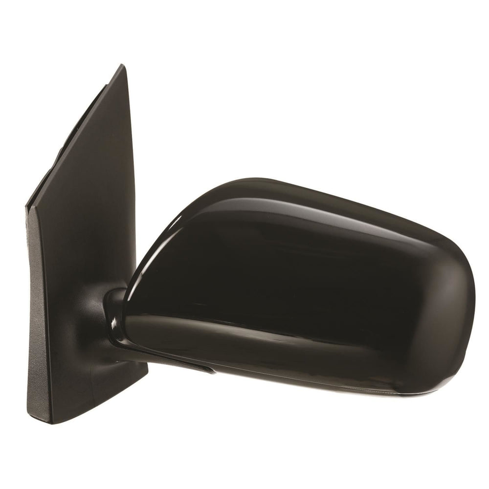 0611TOYOTA YARIS SEDAN LH MANUAL REMOTE FOLDAWAY OE MIRROR TEXTURED BLACK PTM COVER
