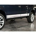 0914 F150 CREW CAB 5.5 BED 4 DOOR WFLARES STAINLESS STEEL ROCKER PANEL