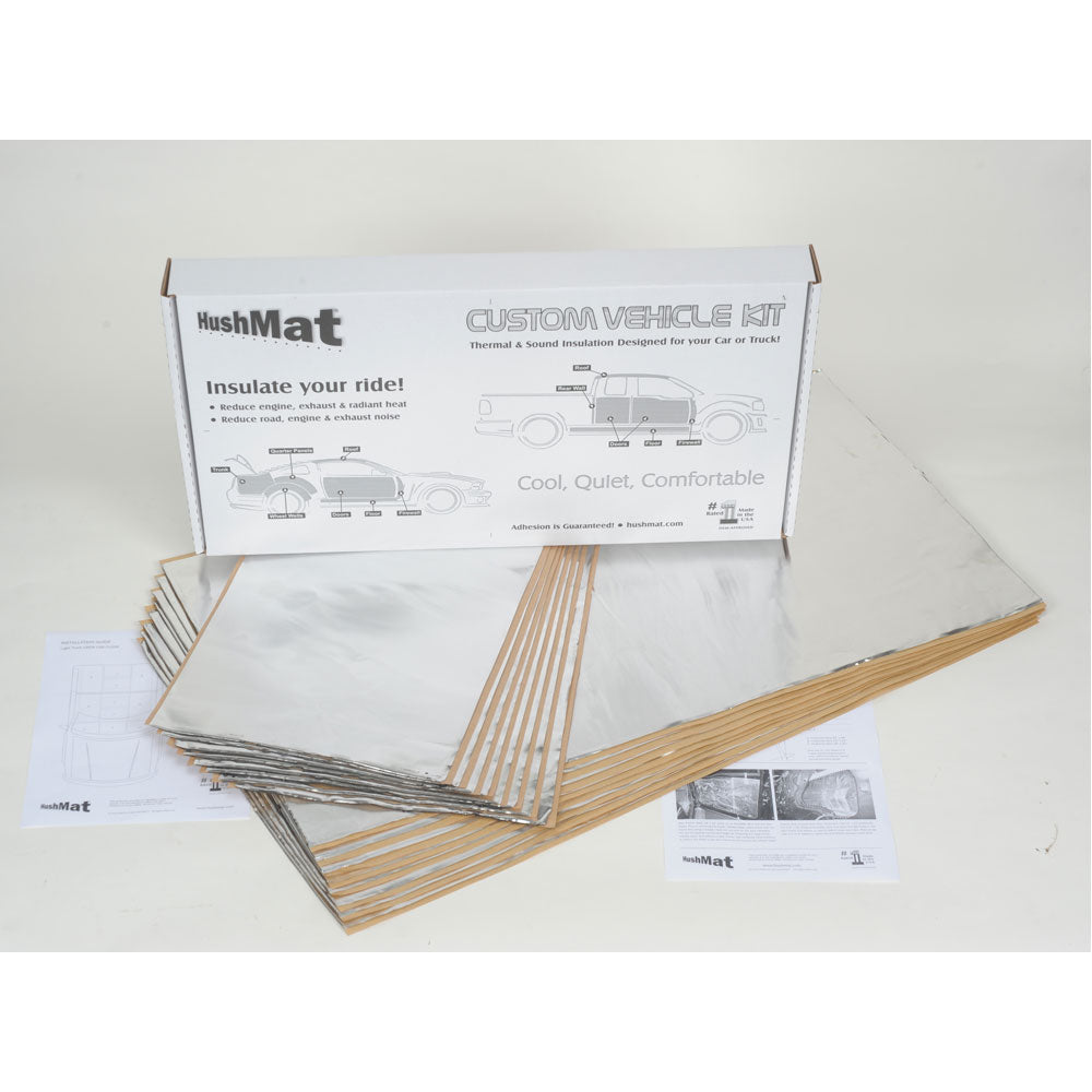 COMPLETE VEHICLE CUSTOM INSULATION KIT POLYMER BLACK BACKING SILVER