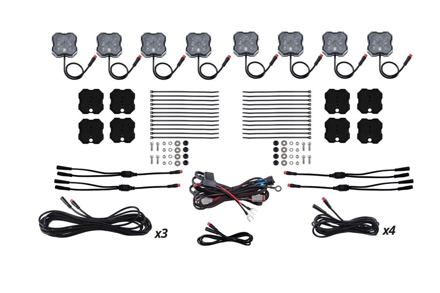 RGBW Rock Light Installer Magnet Mount Kit (8-pack) Diode Dynamics