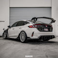 Seibon 23-25 Honda Civic Type-R MB-Style Carbon Fiber Front Side Skirt Extensions