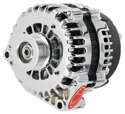 ALT GM AD244 CHROME 165A 6 GRV PULLEY W/2 PIN OE HOOKUP FRL REG