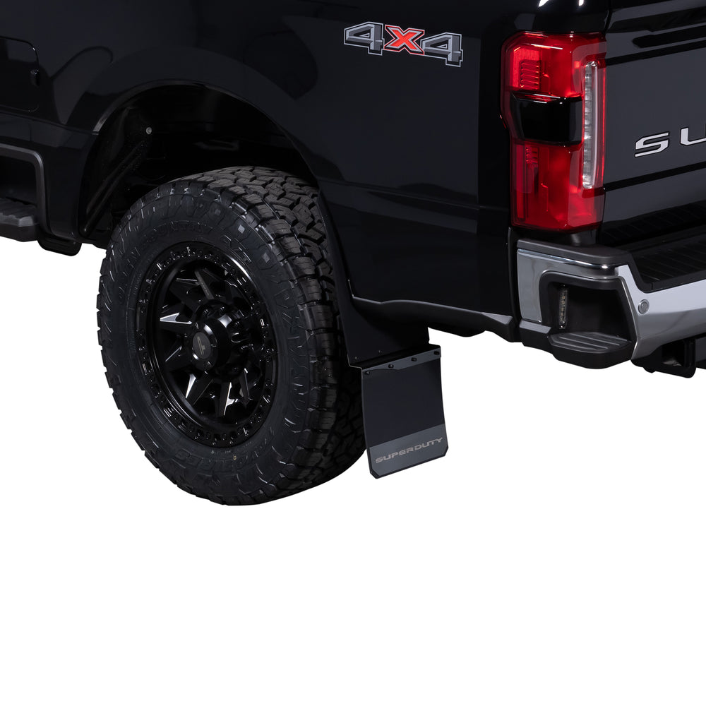 23C F250/F350 SUPER DUTY LOGO SOLID MUD SKINS FRONT SET